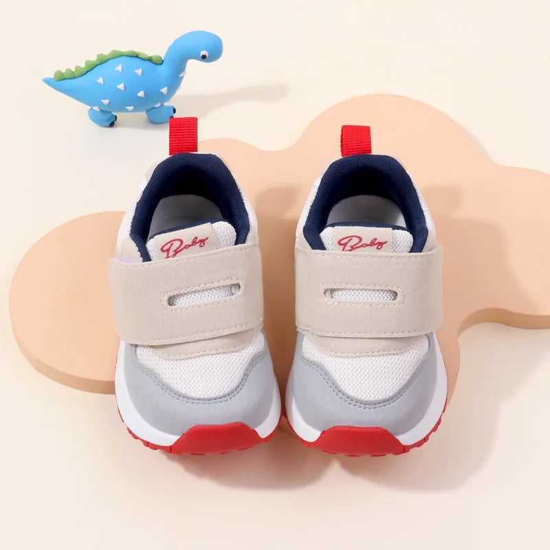 Kids  Prewalker Sneakers – Rubber Sole Anti-Slip Casual Shoes