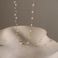 Stainless Steel Pearl Necklace
