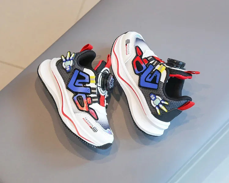 Kids’ Breathable Mesh Sneakers – Soft, Non-Slip Running Shoes