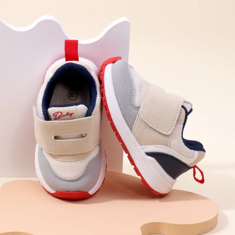 Kids  Prewalker Sneakers – Rubber Sole Anti-Slip Casual Shoes