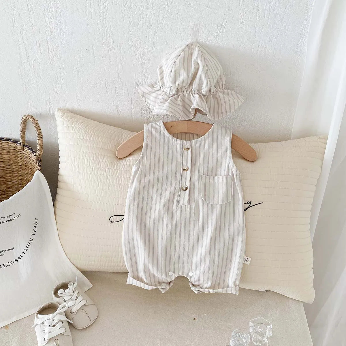 Newborn Bodysuit  2 Piece 0-24 Months Infant Onesie