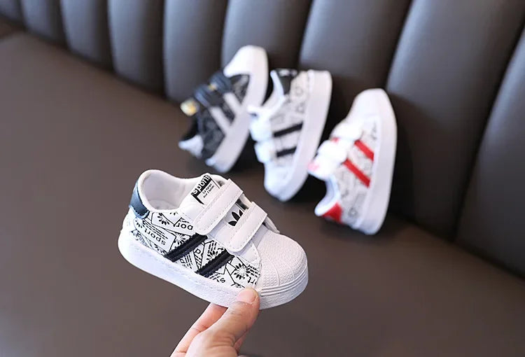 Kids’ Anti-Slip Sneakers – Soft Rubber Casual Shoes (21–30)