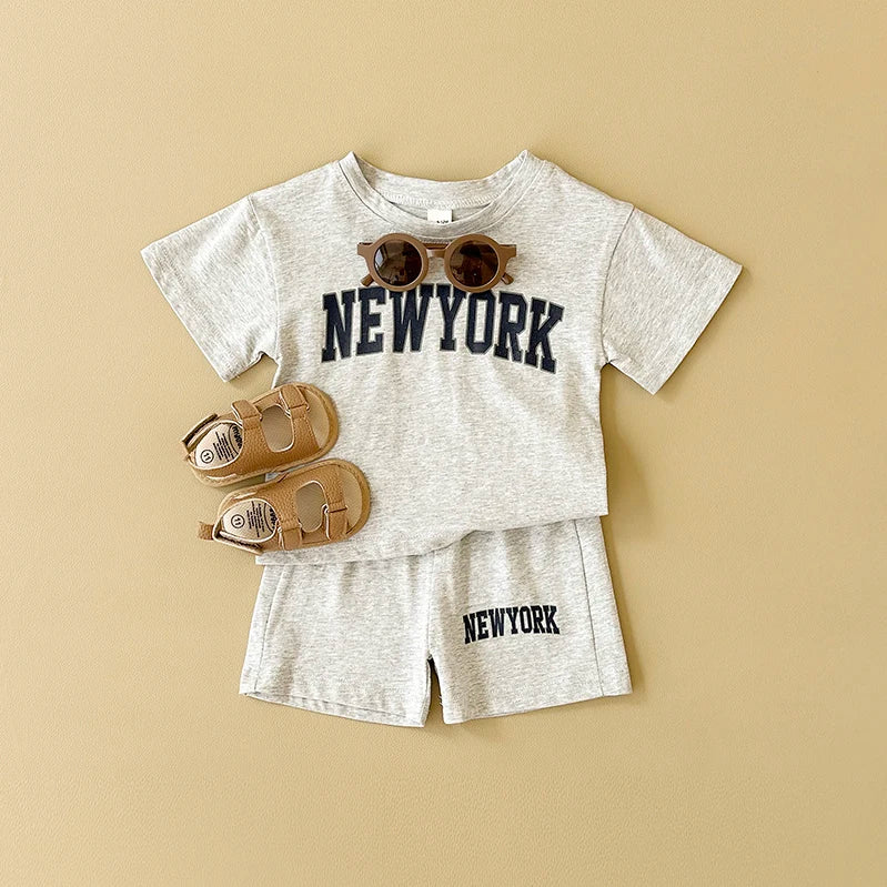 T-shirt & shorts Girls Sports Set 2Pcs Infant Outfit Set