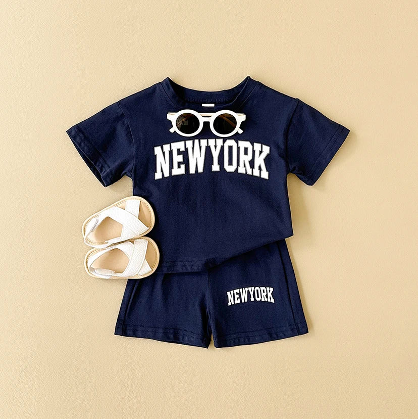 T-shirt & shorts Girls Sports Set 2Pcs Infant Outfit Set