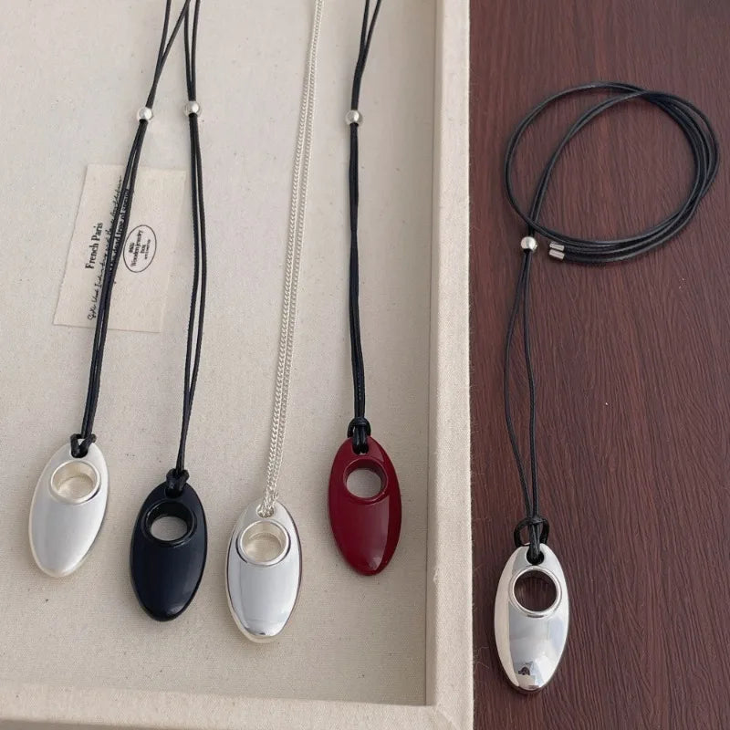 Enamel Water Drop Necklace