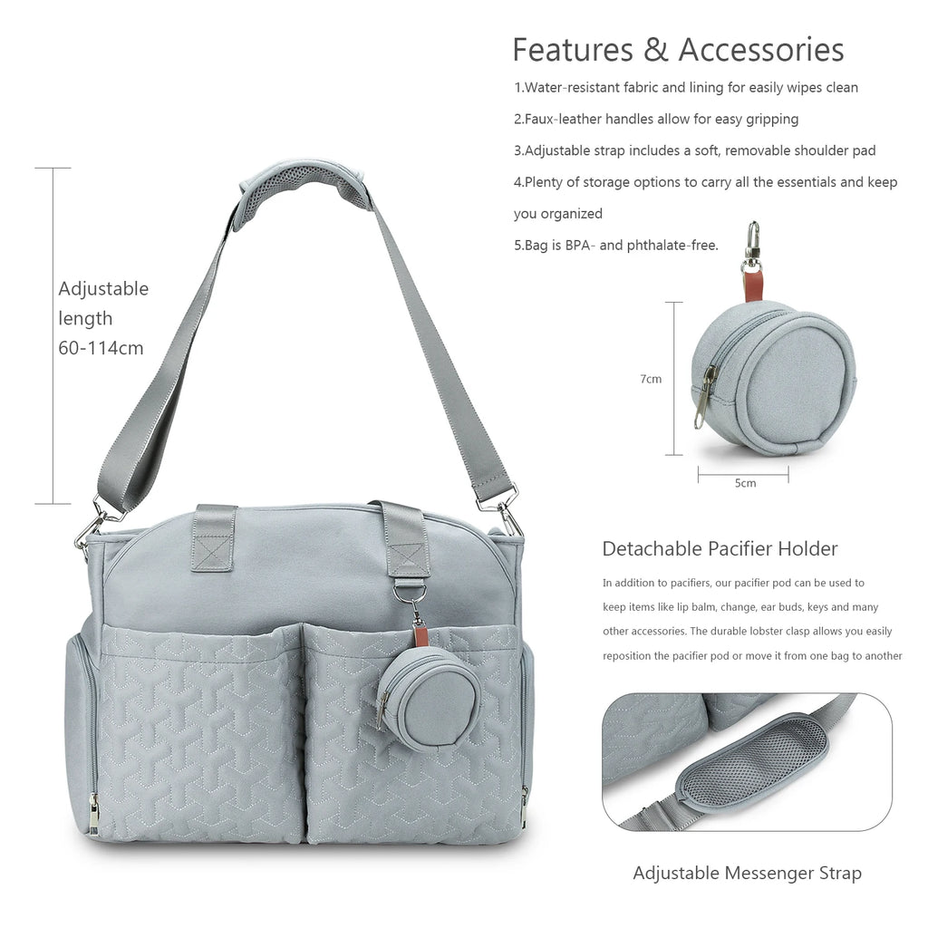 Mom & Dad Travel Bag – Diaper & Pump Tote