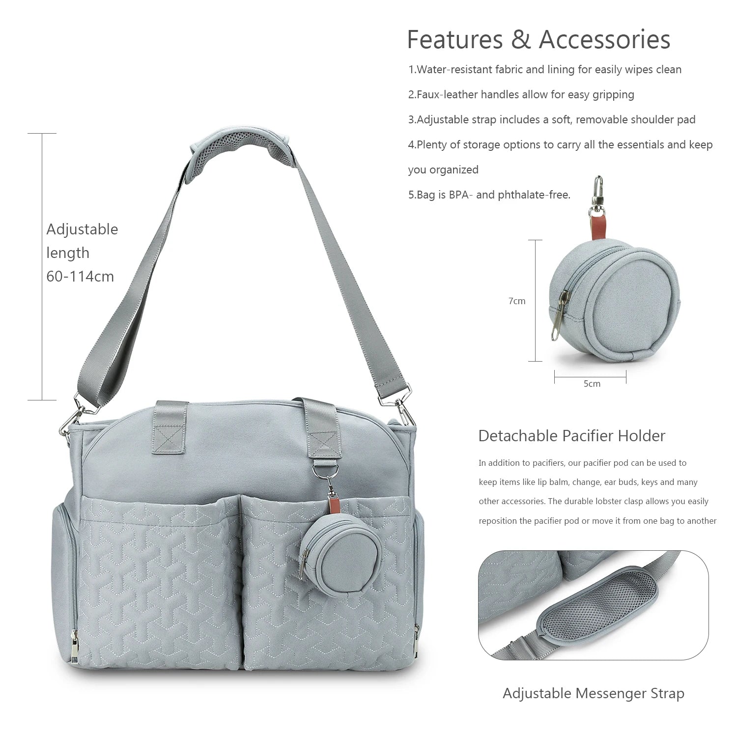 Mom & Dad Travel Bag – Diaper & Pump Tote