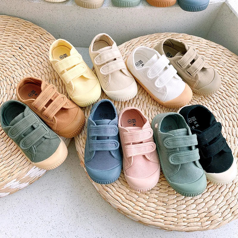 Toddler Kids Retro Canvas Sneakers