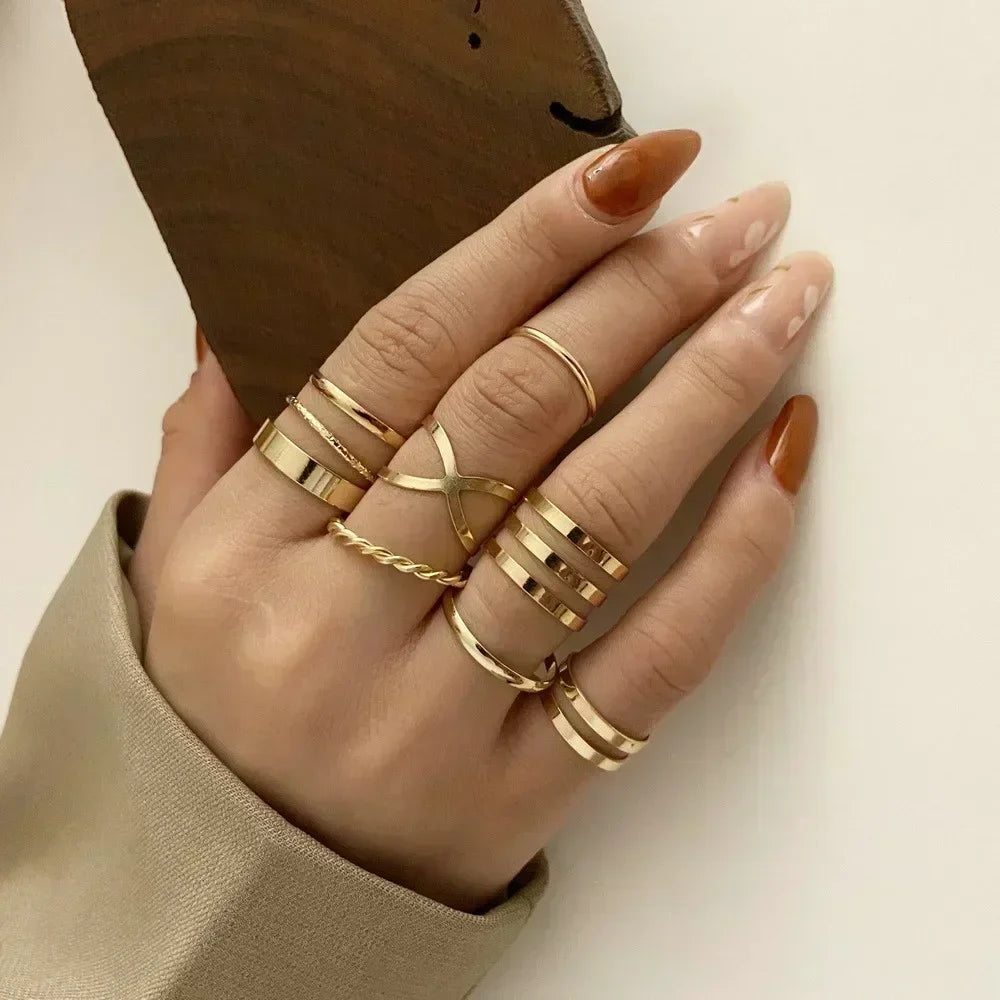 Gold Love Heart Butterfly Ring