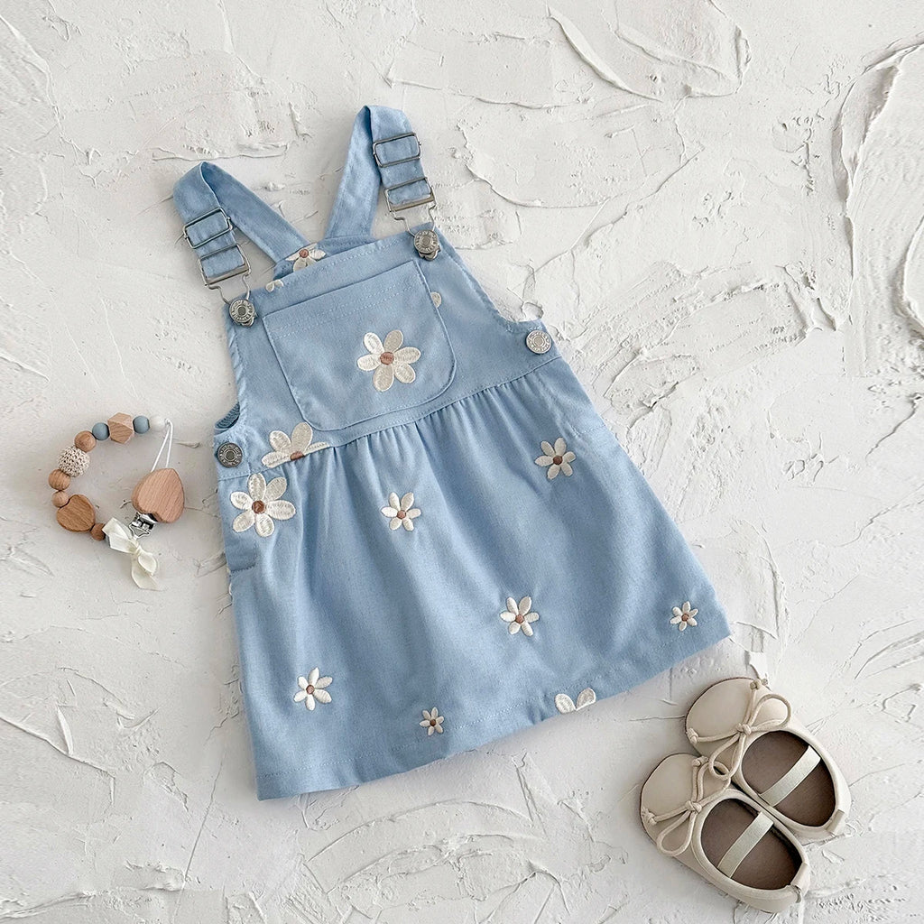 Dress Toddler Baby 0-3 Y  Loose Clothes with Pockets