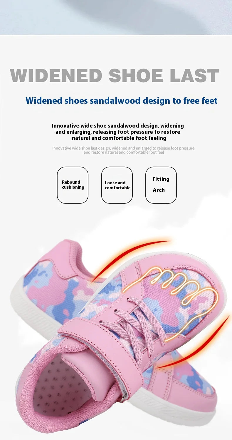 Kids’ Barefoot Sneakers – Wide Toe Minimalist Shoes