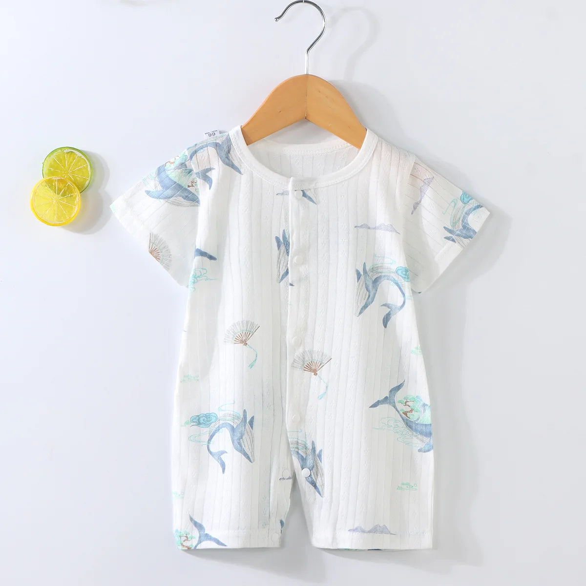 Short-Sleeved Thin Harness Infant Clothes