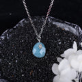 ITSMOS Natural Labradorite Amazonite Pendant