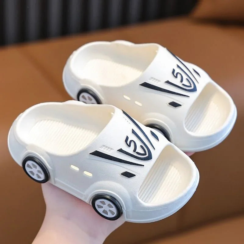 Kids LED Cartoon Slippers – Soft Anti-Slip Summer Shoes