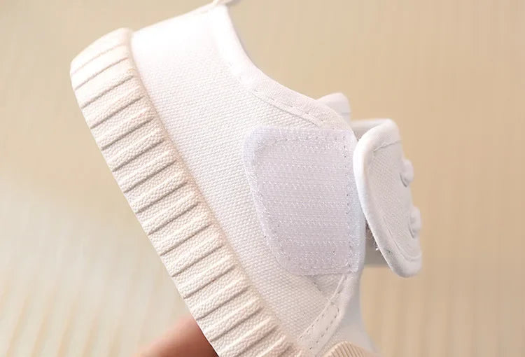 Kids Canvas Sneakers – Soft Breathable Candy-Colored Shoes