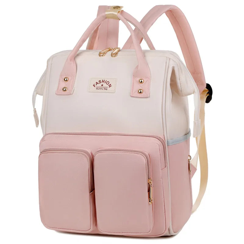 Nappy Backpack Bag – Large Capacity Waterproof Diaper Bag for Baby Care & Travel
