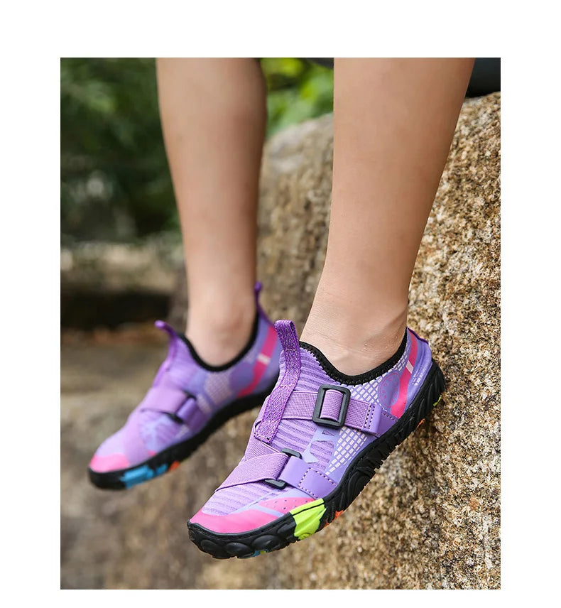 Kids’ Fashion Sneakers – Breathable, Non-Slip Casual Shoes