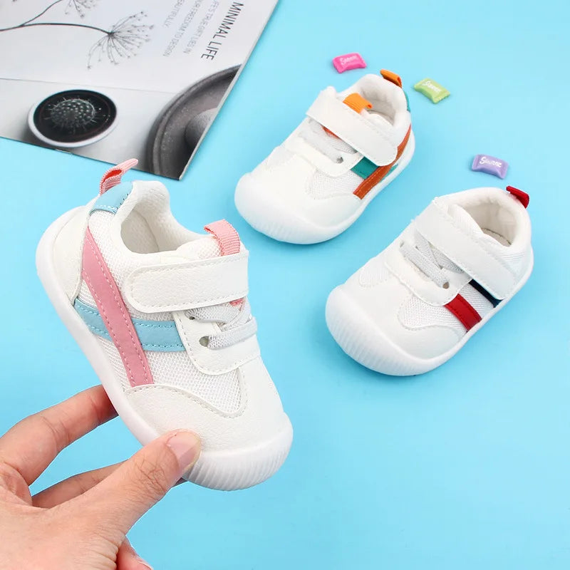 Baby Toddler Shoes (0–3 Years) – Soft Bottom Non-Slip Breathable Sneakers
