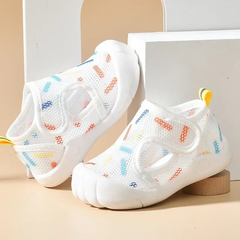 Kids Summer Air Mesh Sandals (1–4T) – Lightweight Non-Slip First Walkers