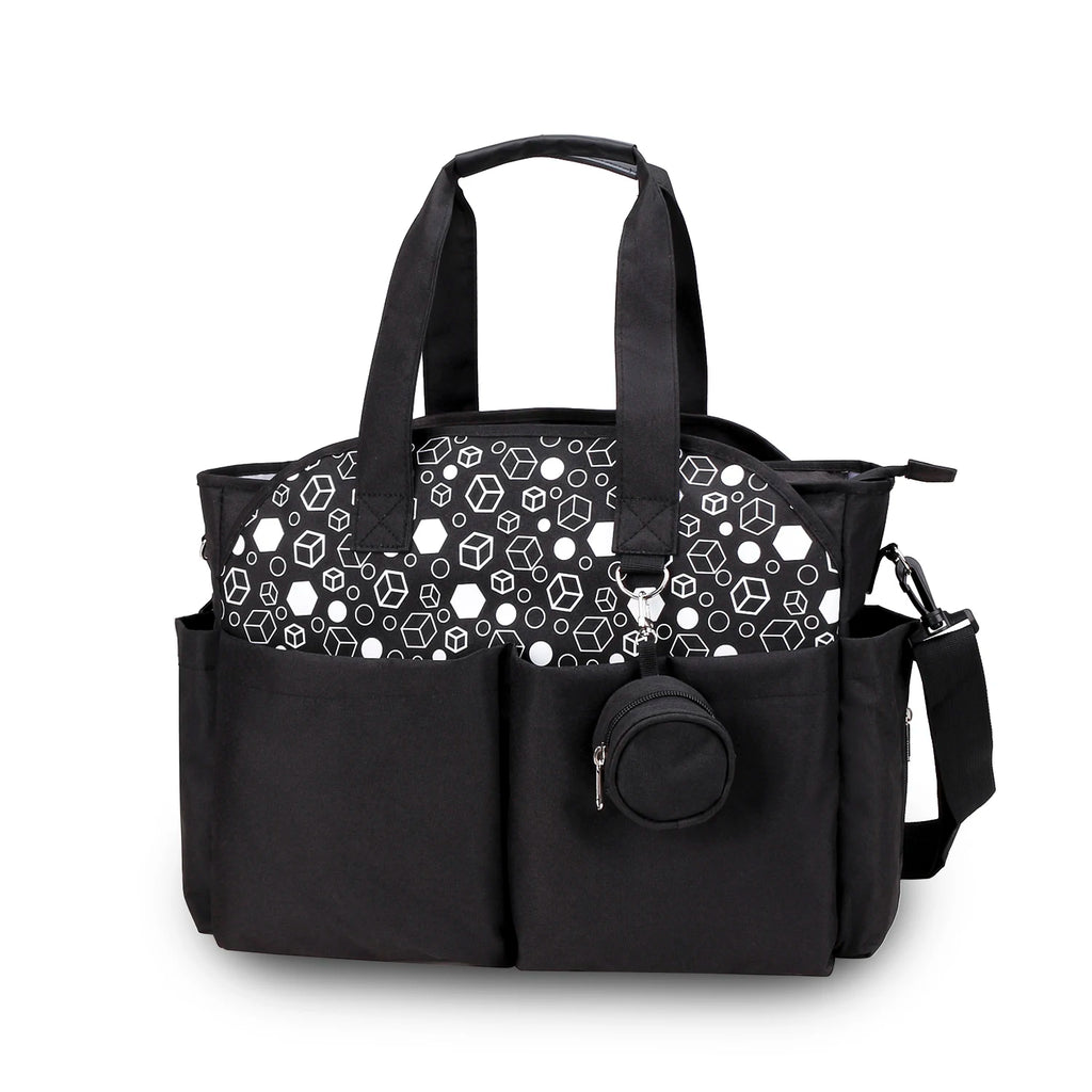 Diaper Bag Tote – Waterproof, Portable Baby Changing Bag with Shoulder Strap for Moms