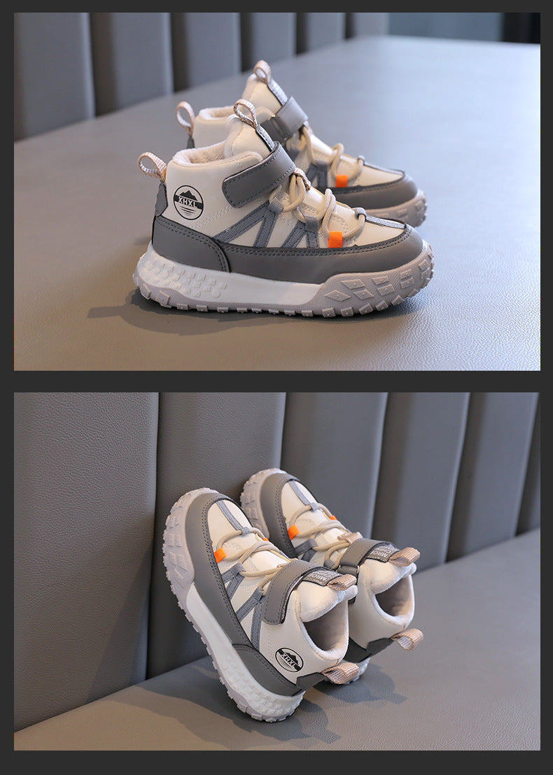 Kids Autumn/Winter Sneakers – Plush Warm Casual Sport Shoes