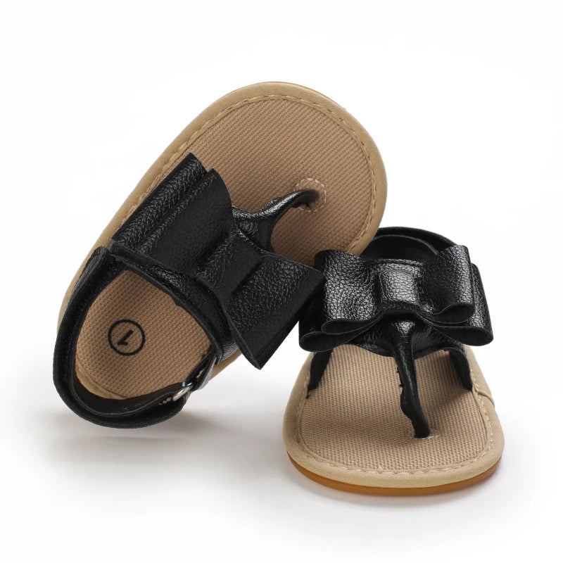 Baby Summer Sandals (0–18M) – Soft Rubber Non-Slip First Walkers