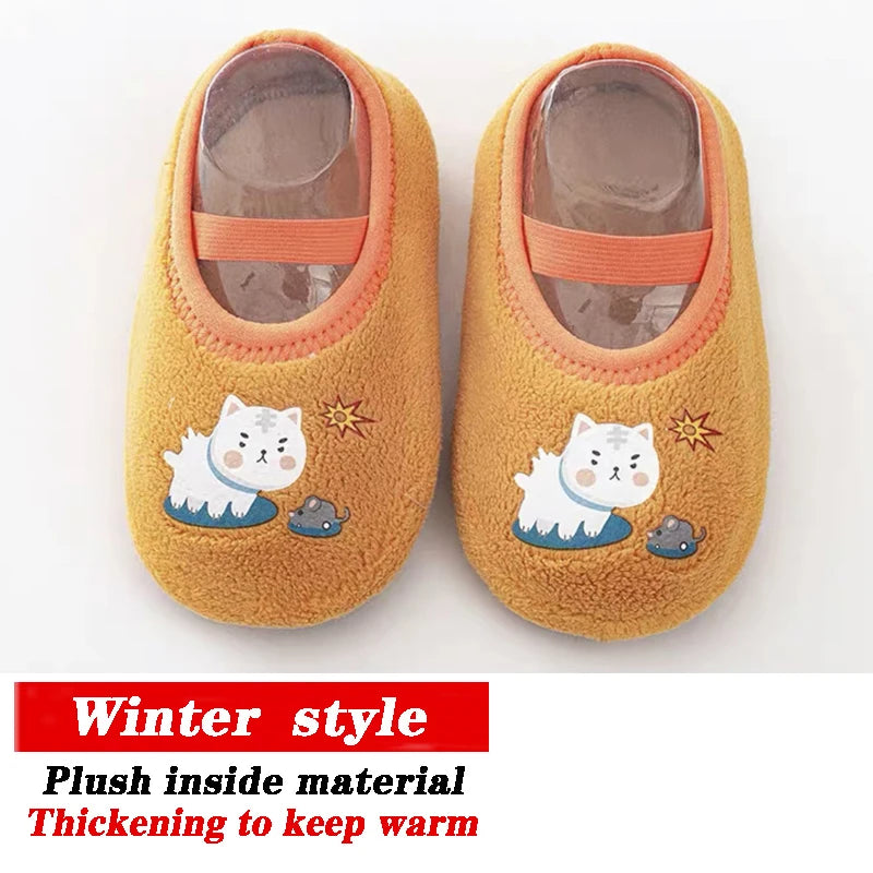 Baby Non-Slip Socks – Warm Indoor Floor Shoes for Toddlers