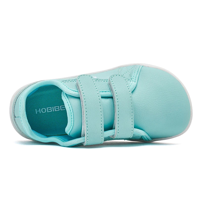 Kids Barefoot Sneakers – Lightweight Wide-Toe Hook & Loop Shoes