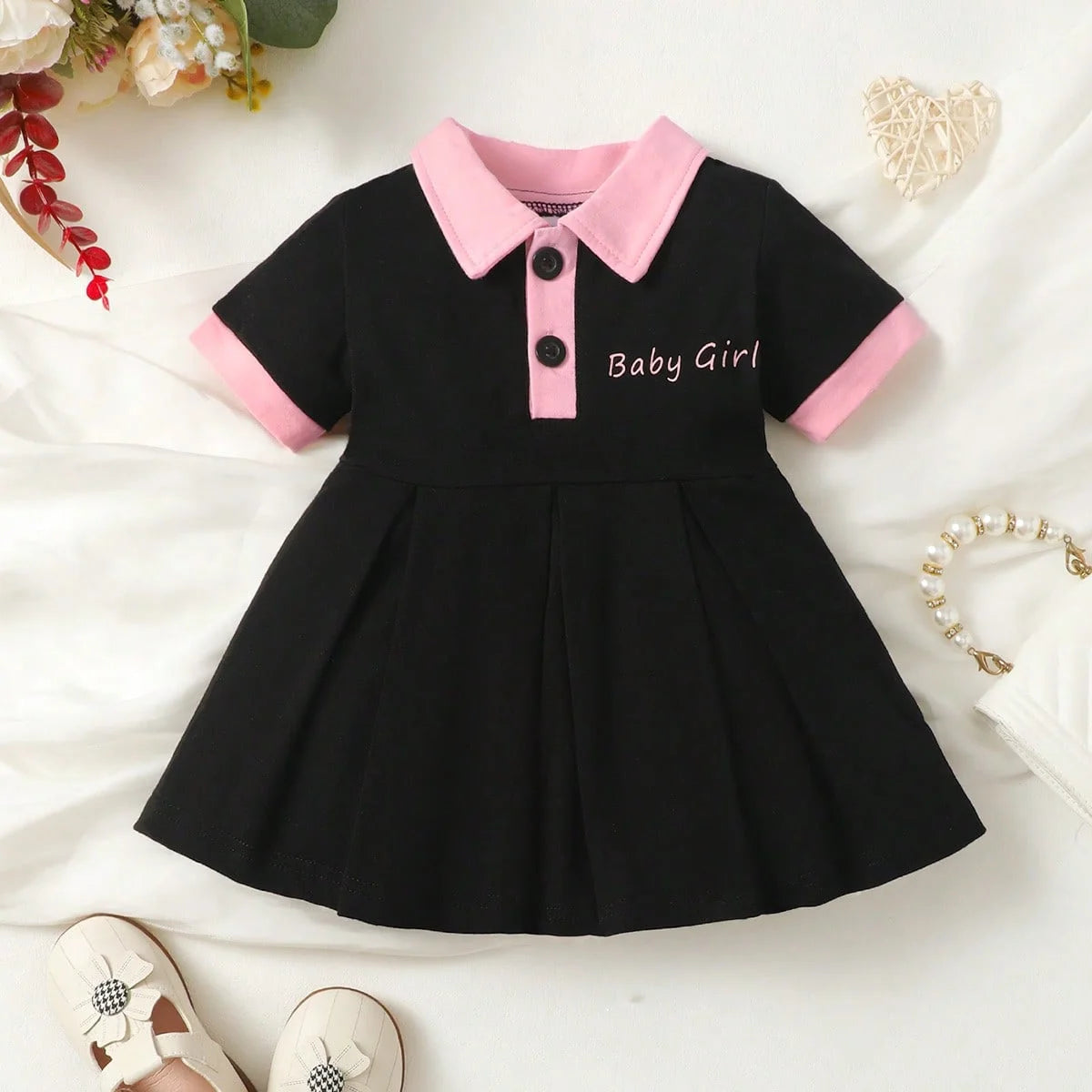 Baby Girl Summer Pleated Dress