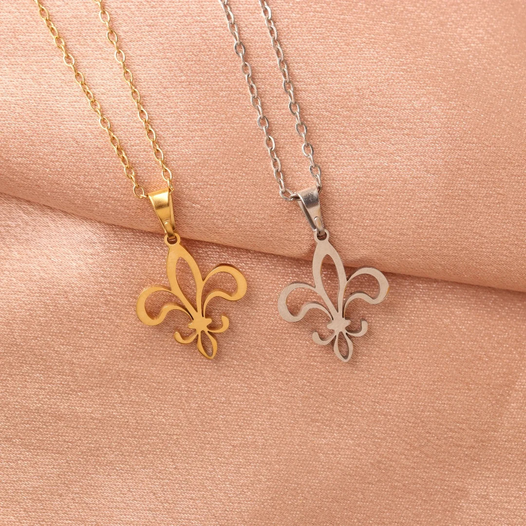 Stainless Steel Fleur De Lis