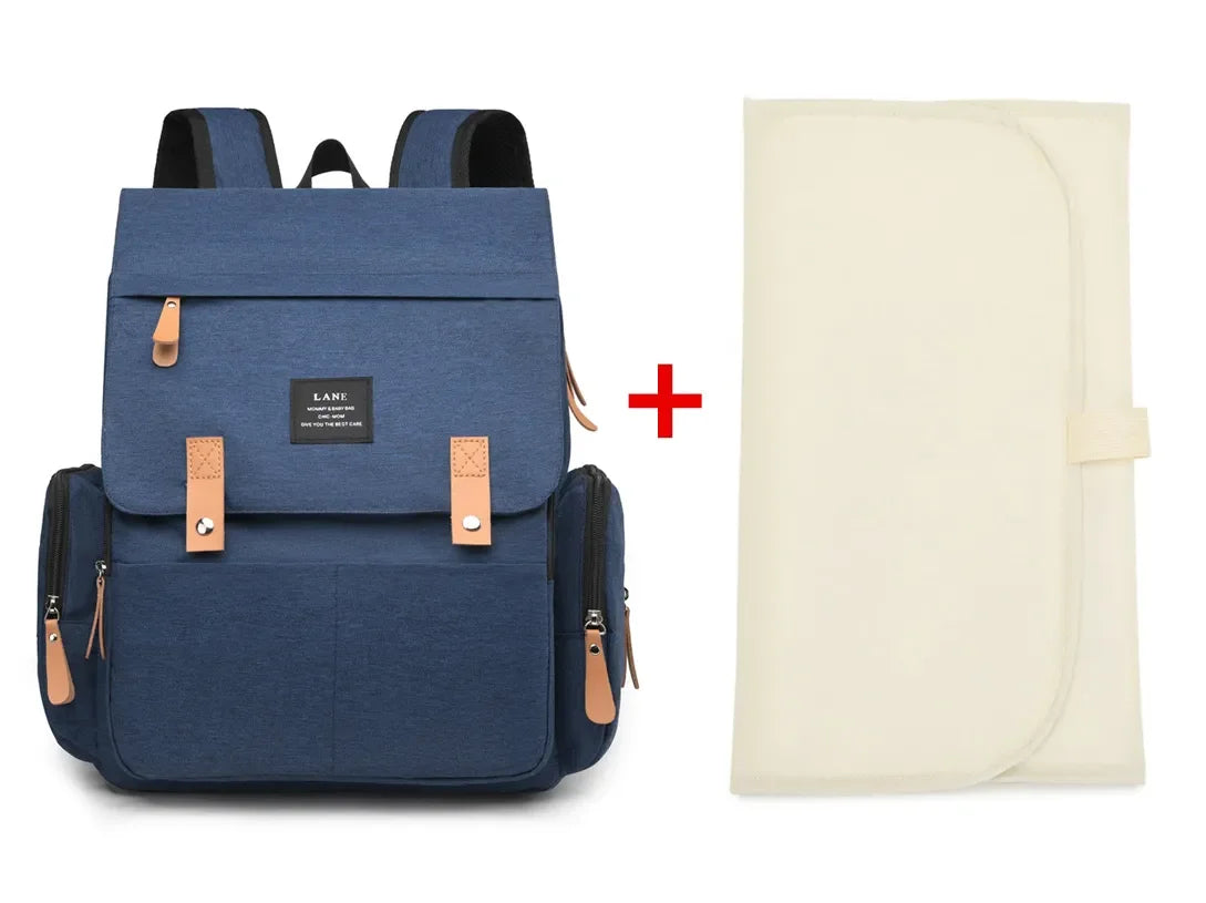 Travel Backpack for Moms – Large Capacity Waterproof Diaper & Baby Stroller Bag