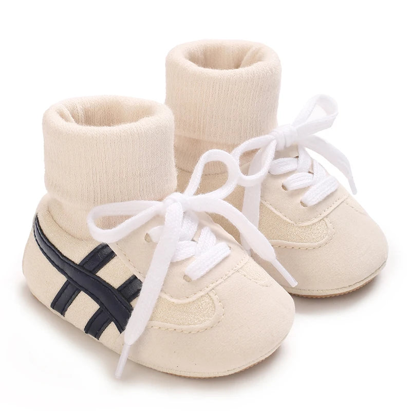 Baby Soft Cotton Shoes – Warm Ankle Sneakers for Toddlers & Newborns