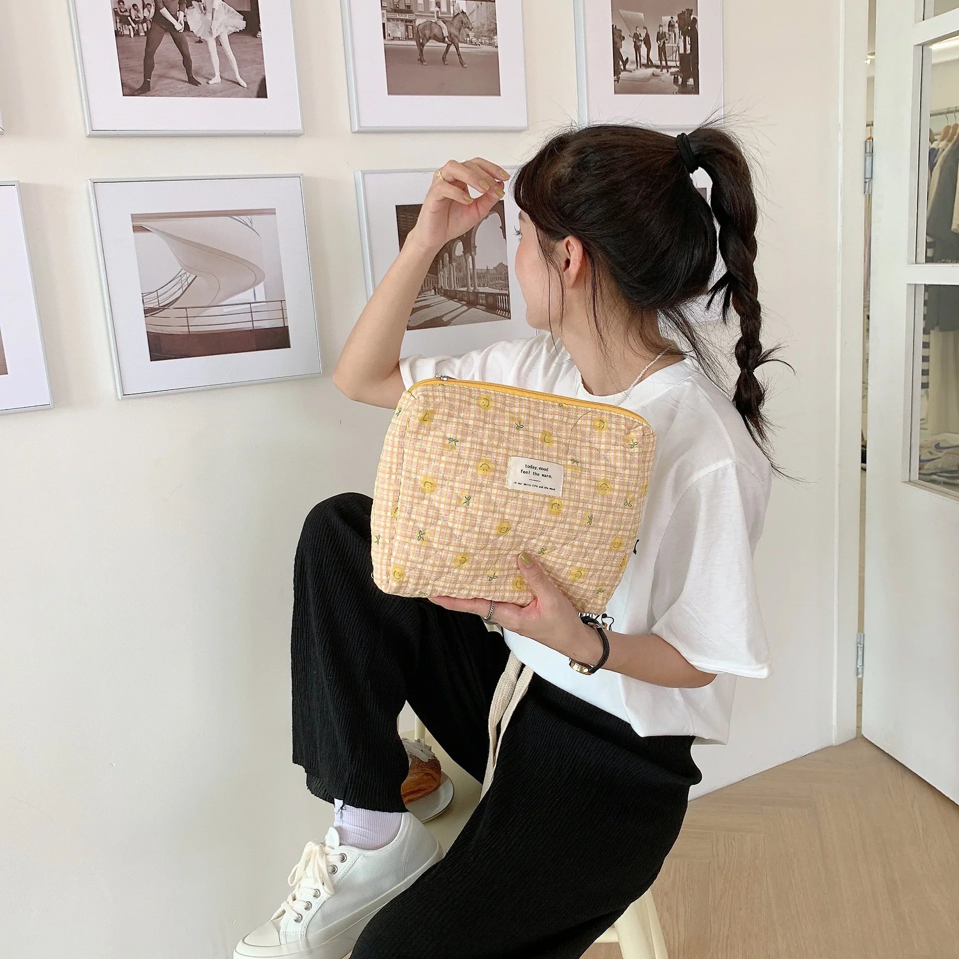 Baby Diaper Bag – Cartoon Print, Multi-Functional Storage & Travel Handbag for Outdoor Use