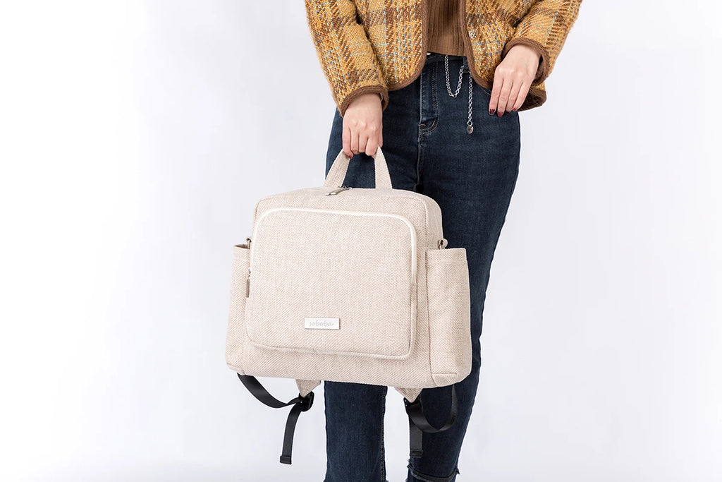 Fashion Mommy Diaper Backpack – Large Capacity, Waterproof, Multi-Functional Nappy Bag for Travel