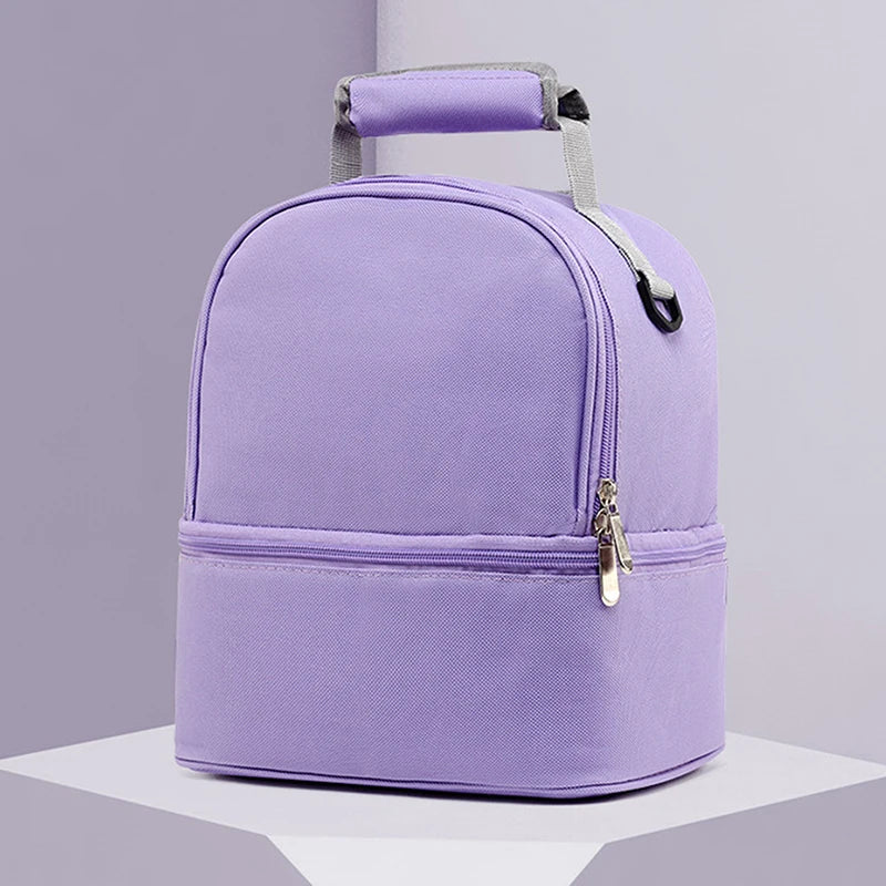 Fashion Mommy Bag – Insulated, Large Capacity, Portable for Travel & Picnic