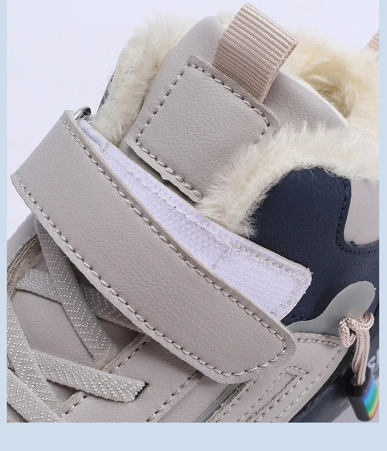 Kids’ Winter Snow Boots – Warm, Non-Slip Outdoor Sneakers