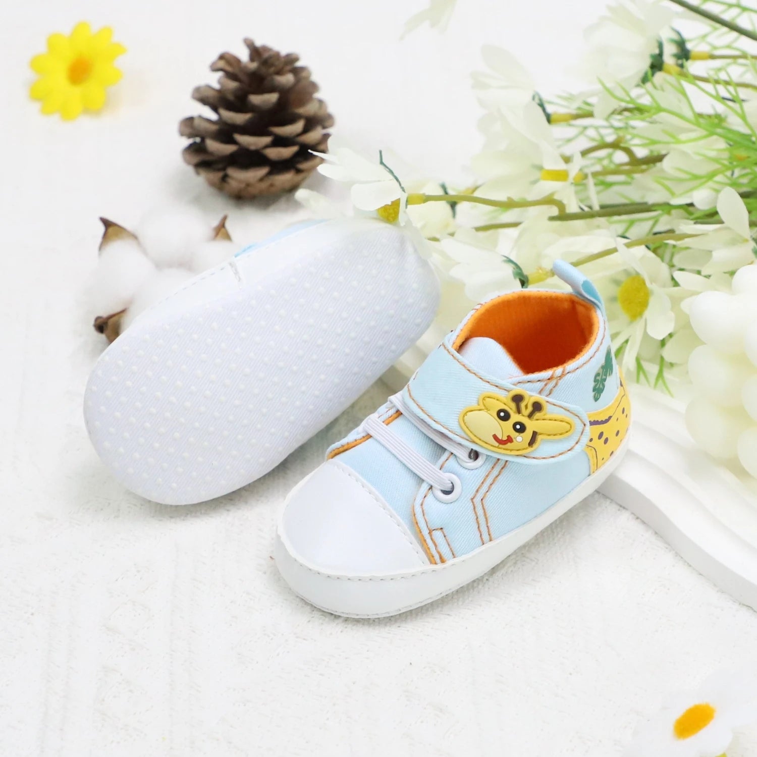 Cute Cartoon Comfortable Sneakers For Baby Boys