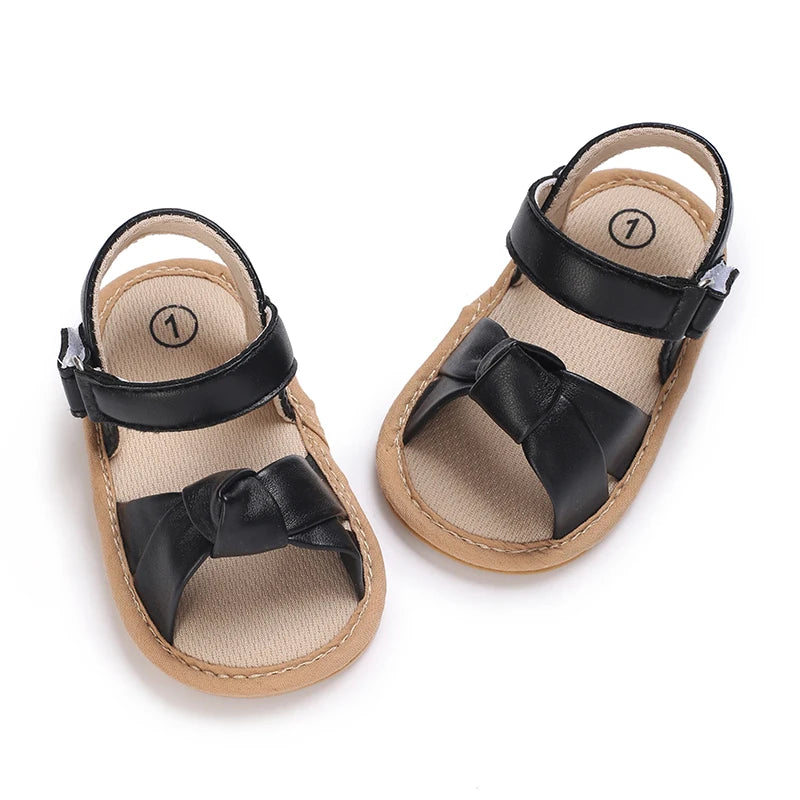 Baby Summer Sandals (0–18M) – Open-Toe Non-Slip Soft Shoes