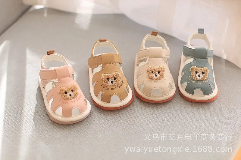 Baby Toddler Cartoon Sandals (0–2 Years)