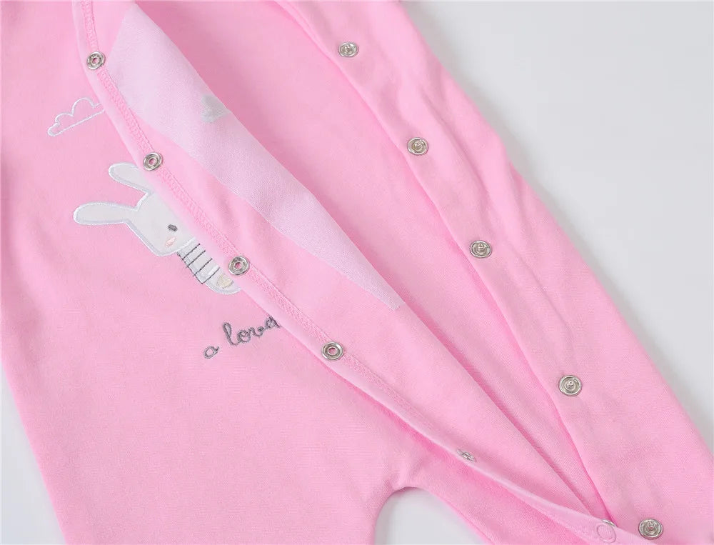 3/4 Pcs Girls  Jumpsuit 0-12 M