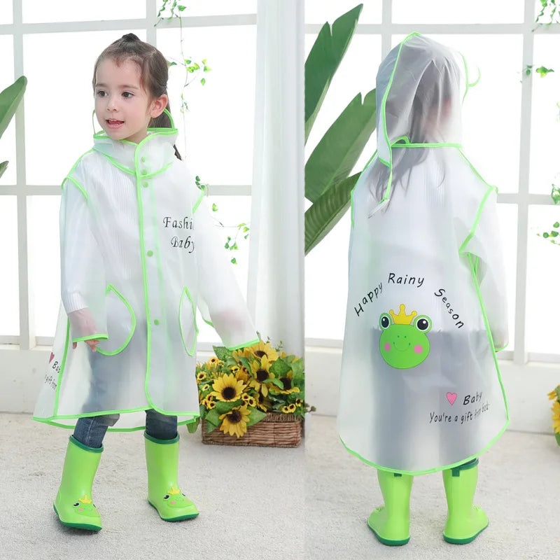 Kids’ Waterproof Rain Boots – Cartoon PVC Rubber Shoes