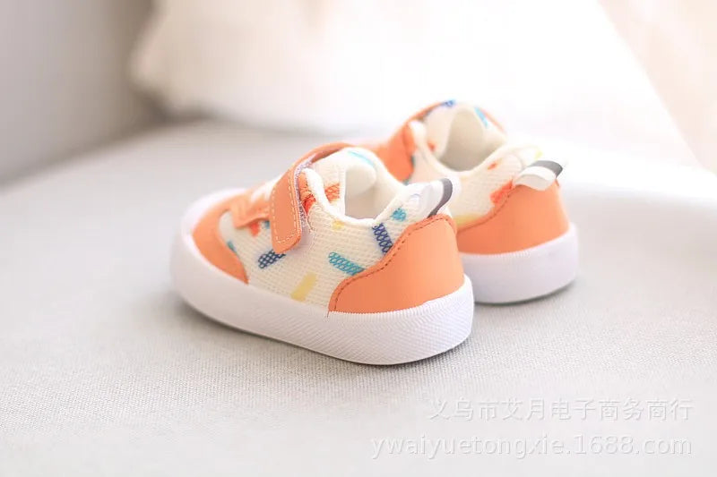 Kids’ Soft-Soled Sneakers – Casual Mesh Walking Shoes