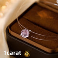 925 Sterling Silver Light Luxury Pink