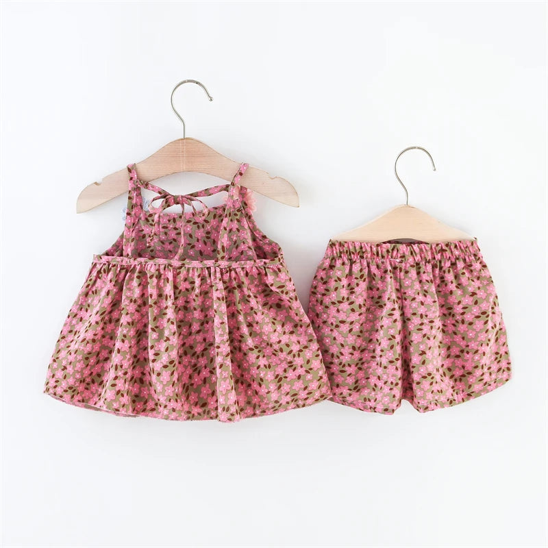 2-piece/set girl's suspender set