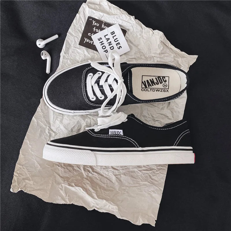 Kids Spring/Autumn Canvas Sneakers – Colorful Soft-Soled Shoes