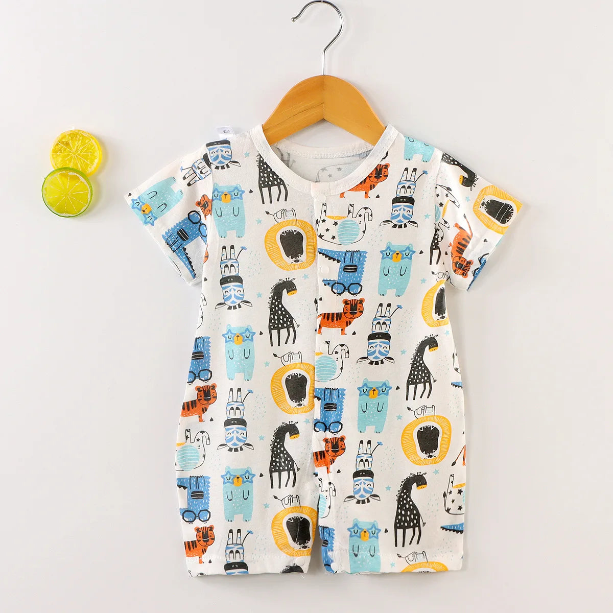 Short-Sleeved Thin Harness Infant Clothes
