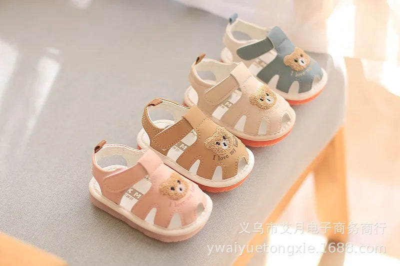 Baby Toddler Cartoon Sandals (0–2 Years)