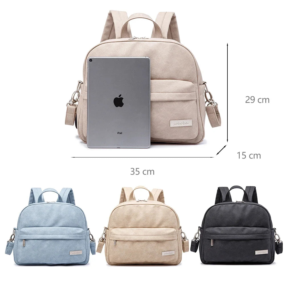 Soboba Waterproof Diaper Backpack – Stylish Baby Care & Changing Bag