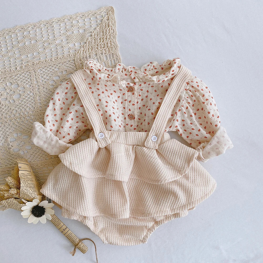 Newborn Baby Ruffles Bloomers Spring Autumn