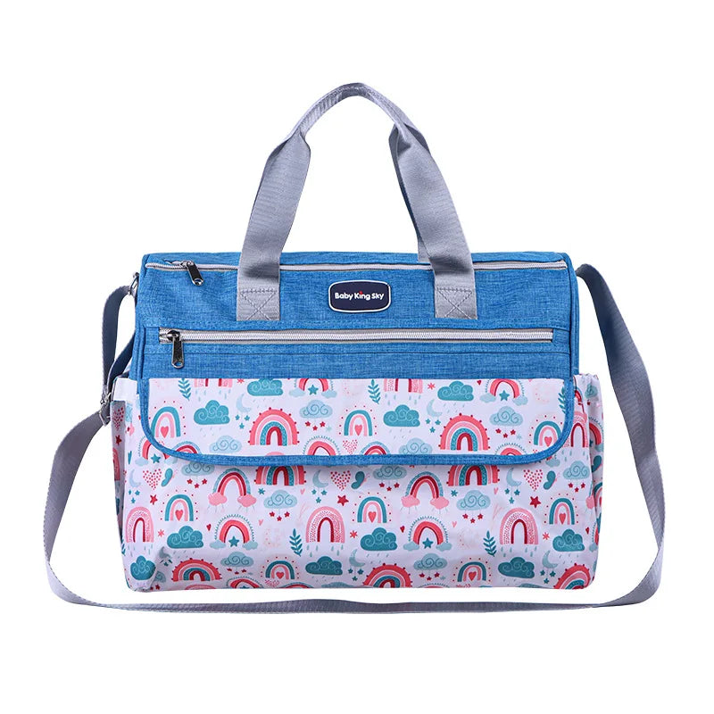 Single Shoulder Diaper Bag – Printed & Handy